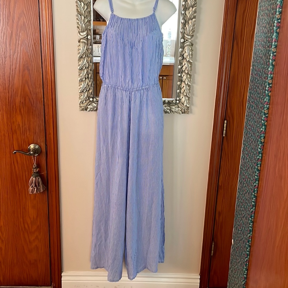 Striped Jumpsuit NWOT